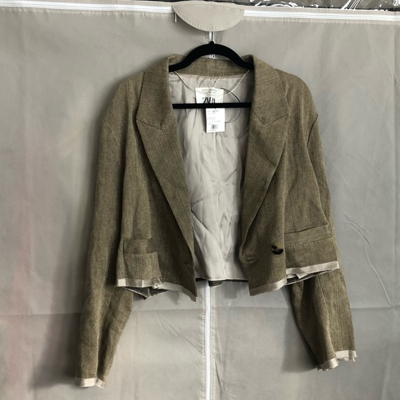 Zara cropped oversized blazer - Picture 4 of 4